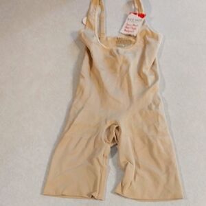 SPANX Tan Shapewear Bodysuit One Piece